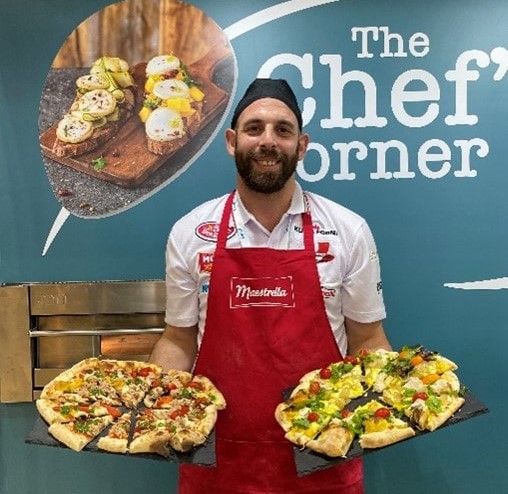Sylvain Panaccione, pizza maker